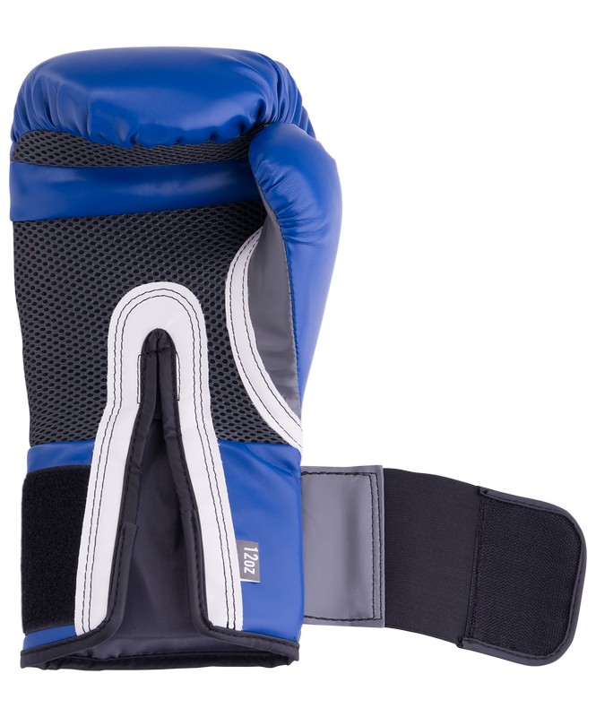 Перчатки боксерские Everlast Pro Style Elite 2214E, 14oz, к/з, синий 665_800