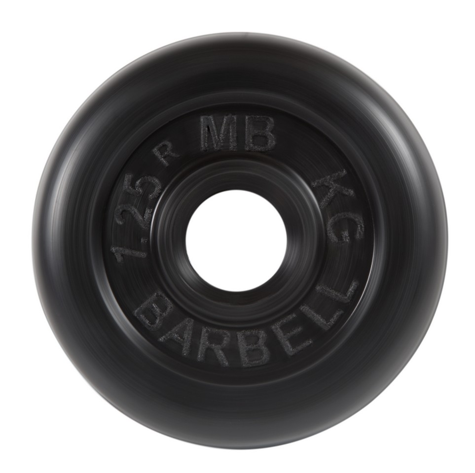 Диск обрезиненный d31мм MB Barbell MB-PltB31-1,25 1,25 кг черный 963_960