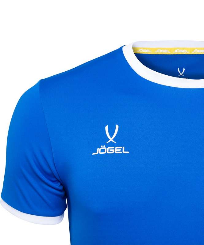 Футболка футбольная Jögel JFT-1020-071, синий/белый 665_800