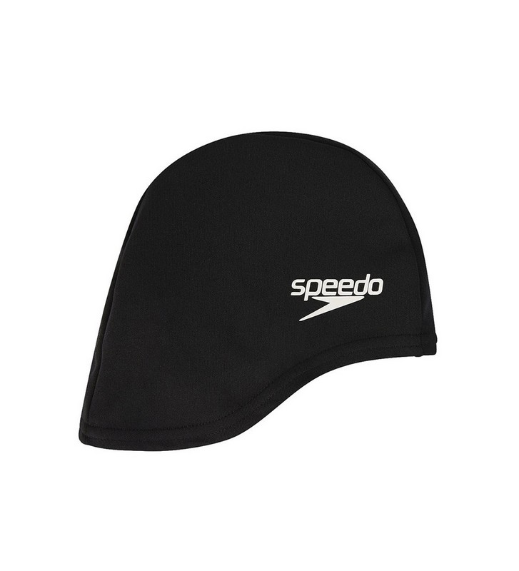Шапочка для плавания Speedo Polyester Cap Jr 8-710110001 черный 727_800