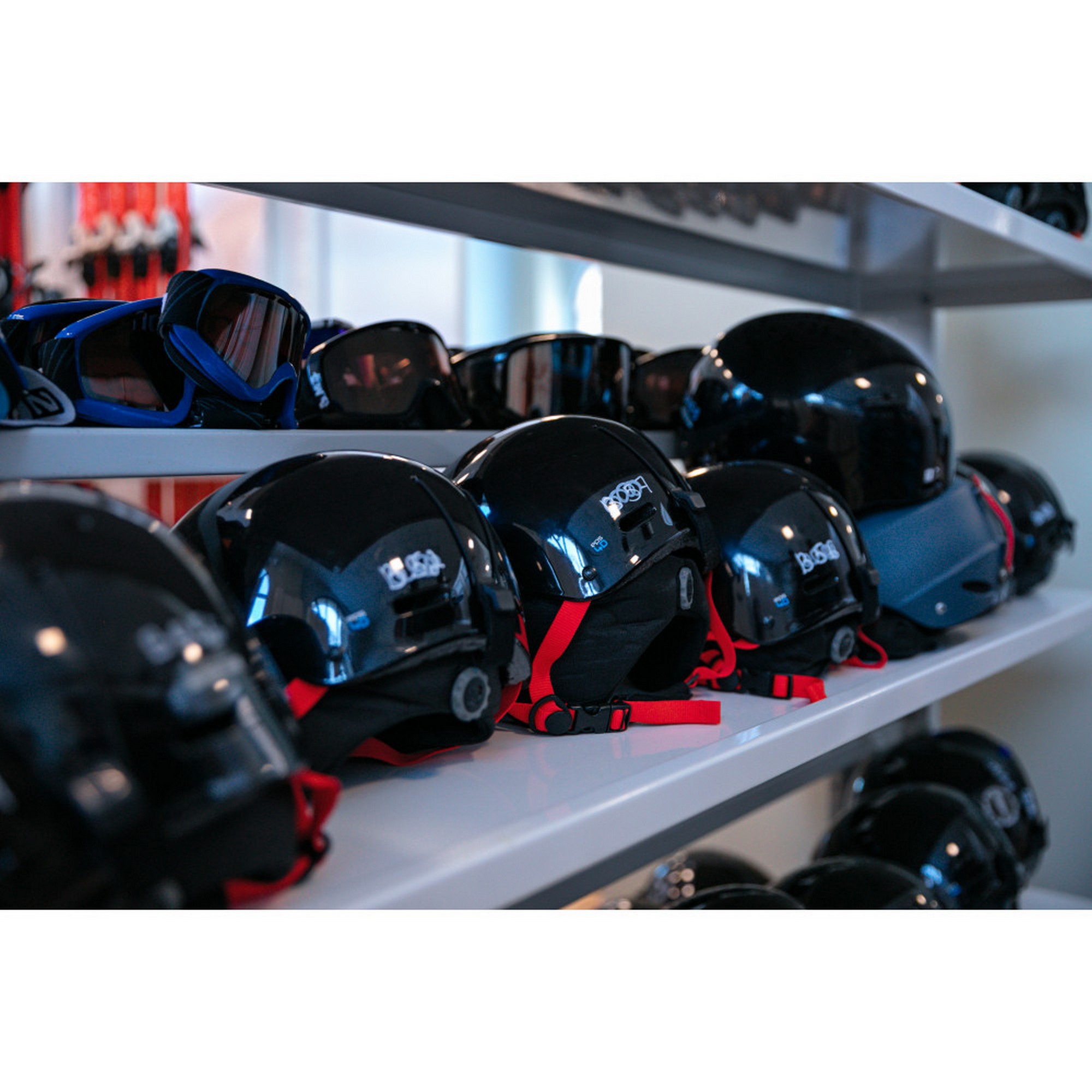 Стеллаж Премиум для шлемов, двухсторонний 219х125х67см Gefest SHPD-75 2000_2000