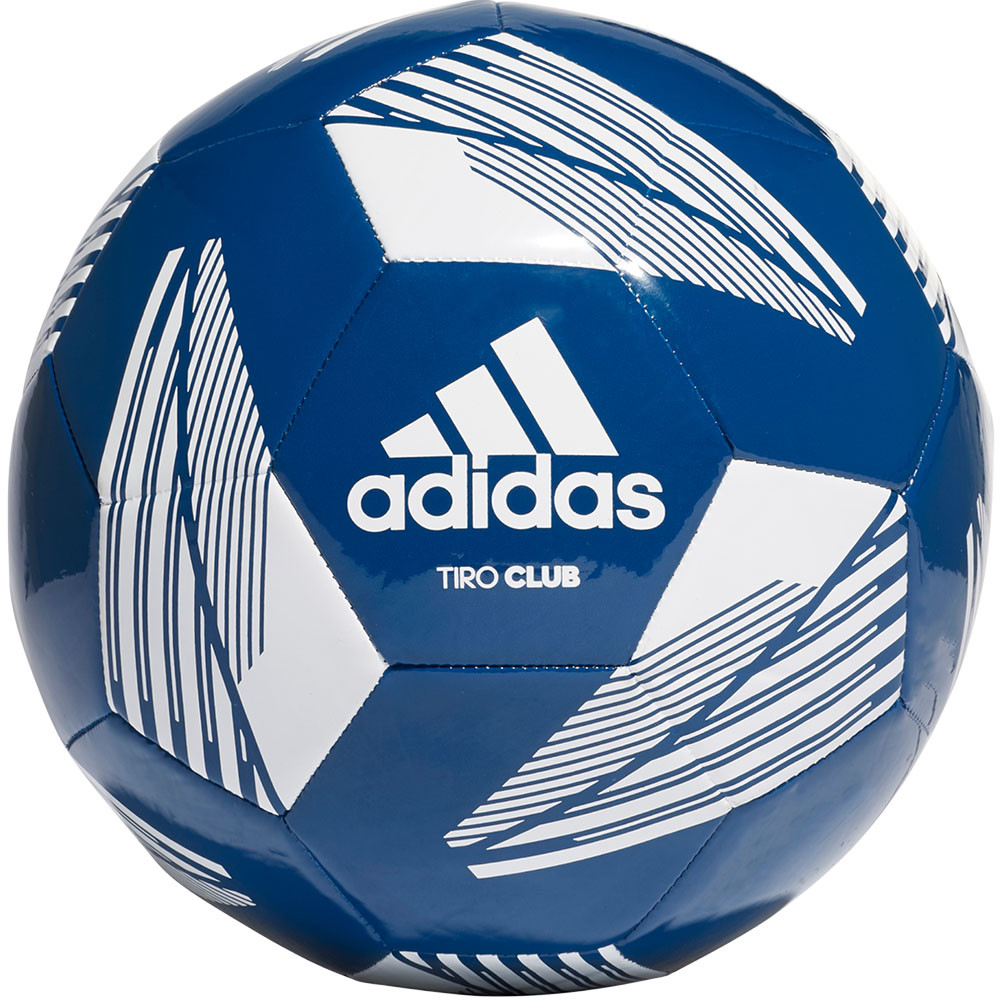 Мяч футбольный Adidas Tiro Club FS0365, р.4 бело-синий 1000_1000