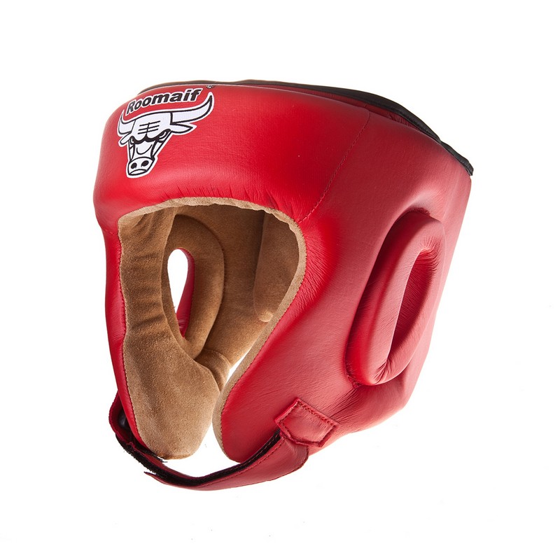 Шлем боксерский Roomaif RHG-146 PL красный 800_800