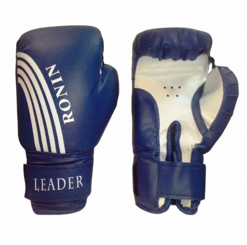 Боксерские перчатки Ronin Leader синий 10 oz 807_800