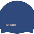 Шапочка для плавания Atemi SC102 силикон, синий 120_120