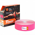Тейп кинезиологический Tmax 32m Extra Sticky Pink 5 см x 32 м 423235 розовый 120_120
