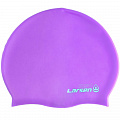 Шапочка для плавания Larsen MC47, силикон, фиолетовый 120_120