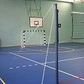 Стойки волейбольные на растяжках Atlet с механическим натяжениям сетки (пара) IMP-A26 120_120