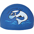 Шапочка для плавания детская Sportex Дельфин (ПУ) E41277 темно синий 120_120