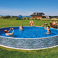 Морозоустойчивый бассейн Azuro Stone круглый 3,6х1,2 м Premium 120_120