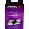 Мячи для настольного тенниса Roxel 3* Prime, 6 шт, белый 120_120