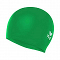 Шапочка для плавания TYR Wrinkle Free Junior Silicone Cap, силикон, LCSJR/326, зеленый 120_120
