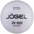 Мяч волейбольный Jögel JV-100  р.5, белый 120_120