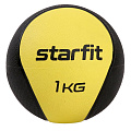 Медбол высокой плотности 1 кг Star Fit GB-702 желтый 120_120
