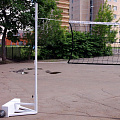 Стойки волейбольные с противовесами по 60 кг. (волейбол, теннис, бадминтон) Atlet IMP-A542 120_120