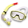 Набор для плавания детский Sportex маска+трубка (ПВХ) E41226 желтый 120_120