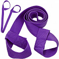 Ремень-стяжка универсальная для йога ковриков и валиков Sportex B31604 (фиолетовый) 120_120