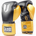 Перчатки боксерские (иск.кожа) 10ун Jabb JE-4081/US Ring черный\золото 120_120