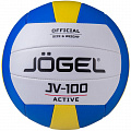 Мяч волейбольный Jögel JV-100  р.5, синий\желтый 120_120