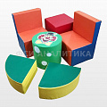 Детский игровой комплект мягкой мебели - Веселый клоун ФСИ 10295 120_120