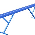 Бревно гимнастическое высокое мягкое L=2,5 м Glav 04.10.08-2,5 120_120