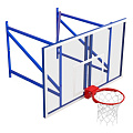 Баскетбольная ферма со щитом, кольцом и сеткой Spektr Sport 120_120