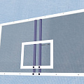 Щит баскетбольный игровой Гимнаст цельный, 1800х1050 мм на металлической раме без клыков 2.81 120_120