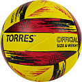 Мяч волейбольный Torres Resist V321305, р.5, синт. кожа (ПУ), гибрид, бут.кам.желто-красно-черный 120_120