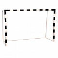 Ворота ZSO для мини-футбола, гандбола с разметкой (без сетки) шт 120_120