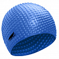 Шапочка для плавания Sportex Bubble Cap E38926 синий 120_120