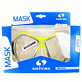 Маска для плавания Salvas Phoenix Mask CA520S2GYSTH серебристый\жёлтый 120_120