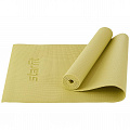 Коврик для йоги и фитнеса 173x61x0,6см Star Fit PVC FM-101 желтый пастель 120_120
