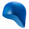 Шапочка для плавания Sportex силиконовая одноцветная анатомическая B31521-S (Синий) 120_120