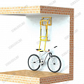 Устройство для хранения велосипеда под потолком Hercules 32496 120_120