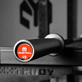 Гриф для штанги L201 см D50мм YouSteel Training Bar XF-15 красный+хром 120_120