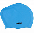 Шапочка плавательная для длинных волос Larsen SC804 голубой 120_120