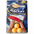 Набор для настольного тенниса (2 ракетки 3 шарика) Sportex T07530 120_120