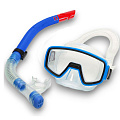 Набор для плавания детский Sportex маска+трубка (ПВХ) E41225 синий 120_120